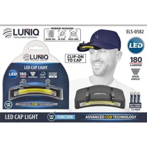 1Pce COB LED Cap Light-3xAAA