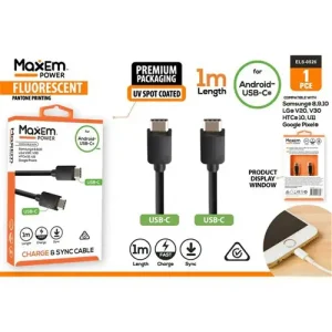 1Pce USB-C to USB-C Cable 1M