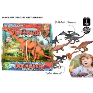 1pce Dinosaur Century Asst Animals