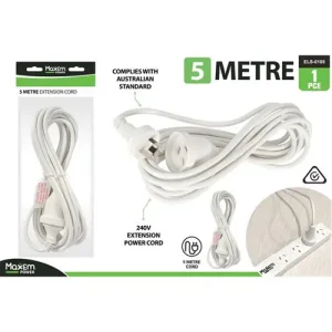 1pce Power Extension Cord 5 Metre