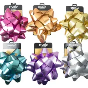 30cm Jumbo Metallic Matt Gift Bow