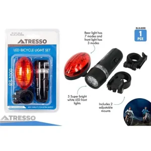 3pc LED Bicycle Light Set
