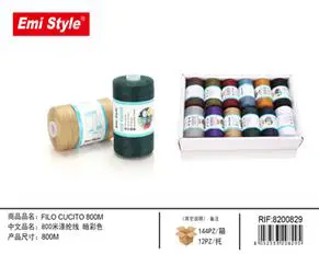 800m Polyester Sewing Threads Dark Colored