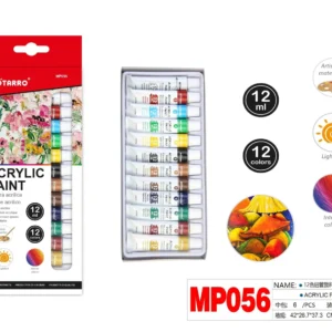 Acrylic Paint 12ml 12 Colours