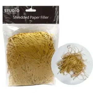 Brown Shredded Paper Gift