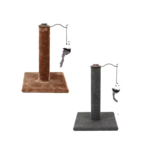 Cat Scratching Post 2 Asstd Cols with Mouse