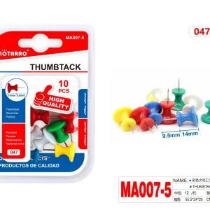 Colored Large Thumb Tack Push Pin 10pcs