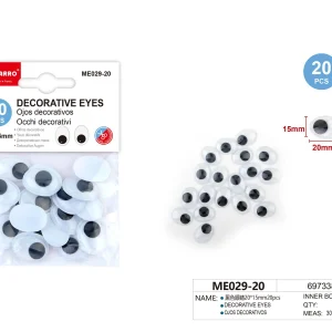 Decorative Craft Googly Eyes 20x15mm 20pcs