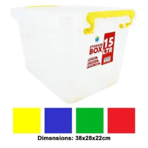 Plastic Storage Containers Box 15Ltr