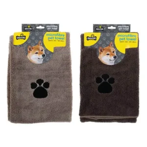 Towel Pet Microfibre 100x60cm 2 Asstd Colours