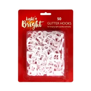 Christmas Gutter Hook Light Pk50