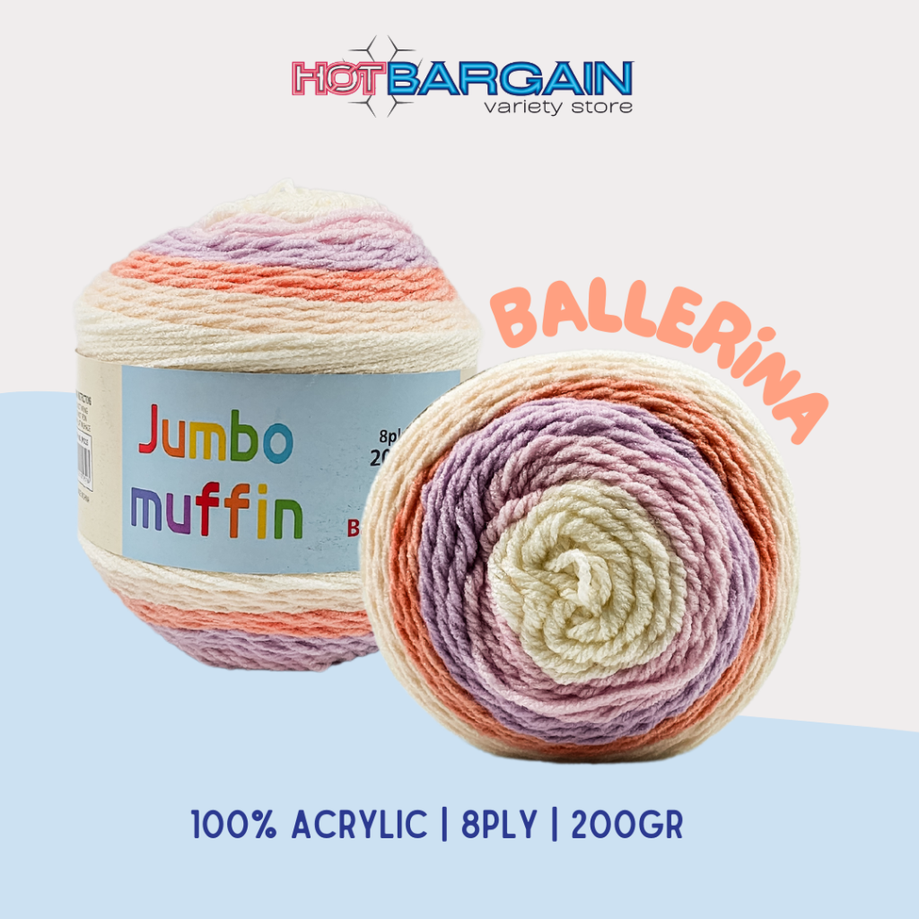 ballerina jumbo muffin yarn