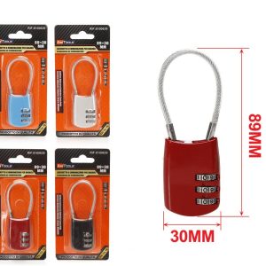 Wire Cable Combination Luggage Lock 30mm