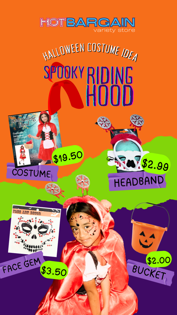 Spooky Riding Hood Halloween Costume Idea