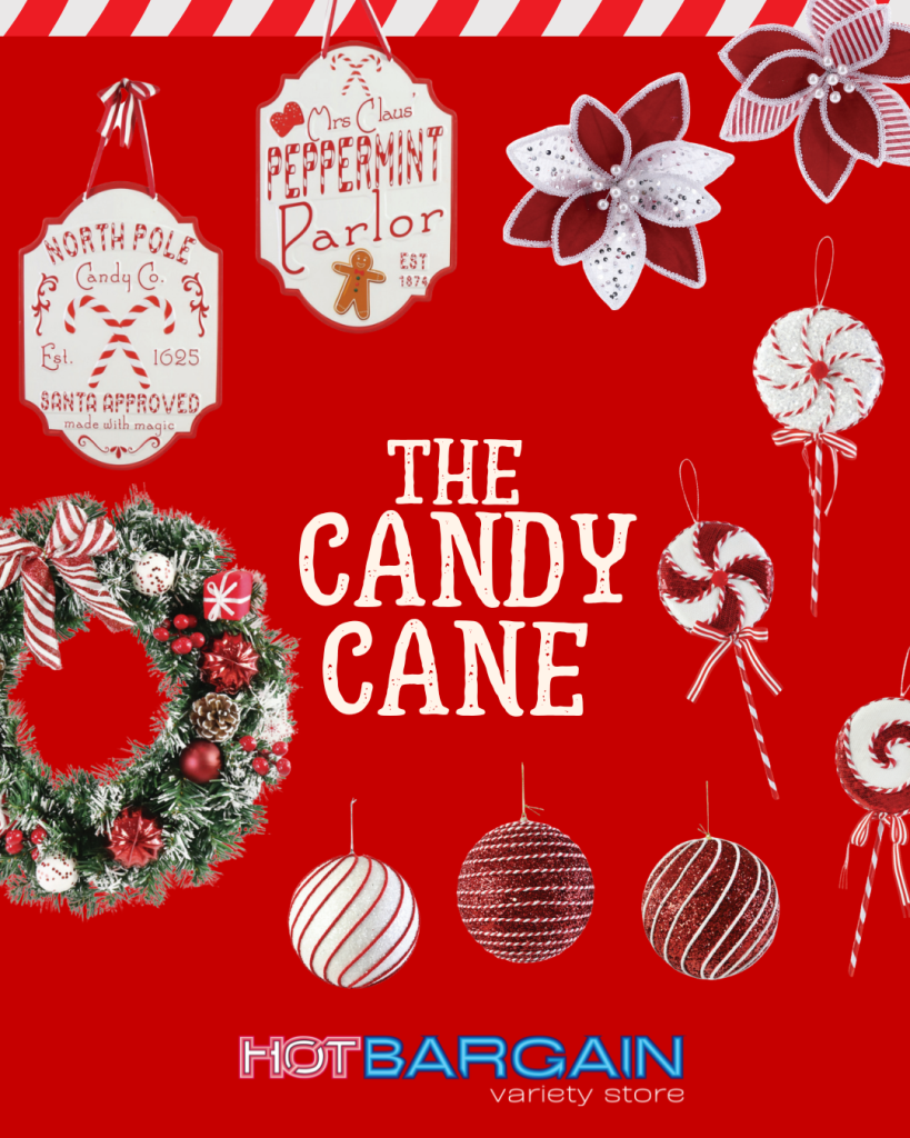 hot bargain christmas candy cane 2025
