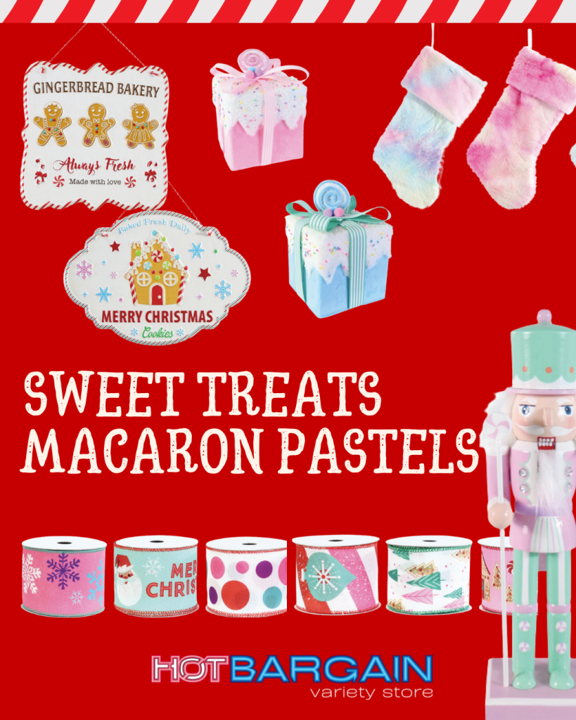 hot bargain christmas sweet treats pastel macaron 2025
